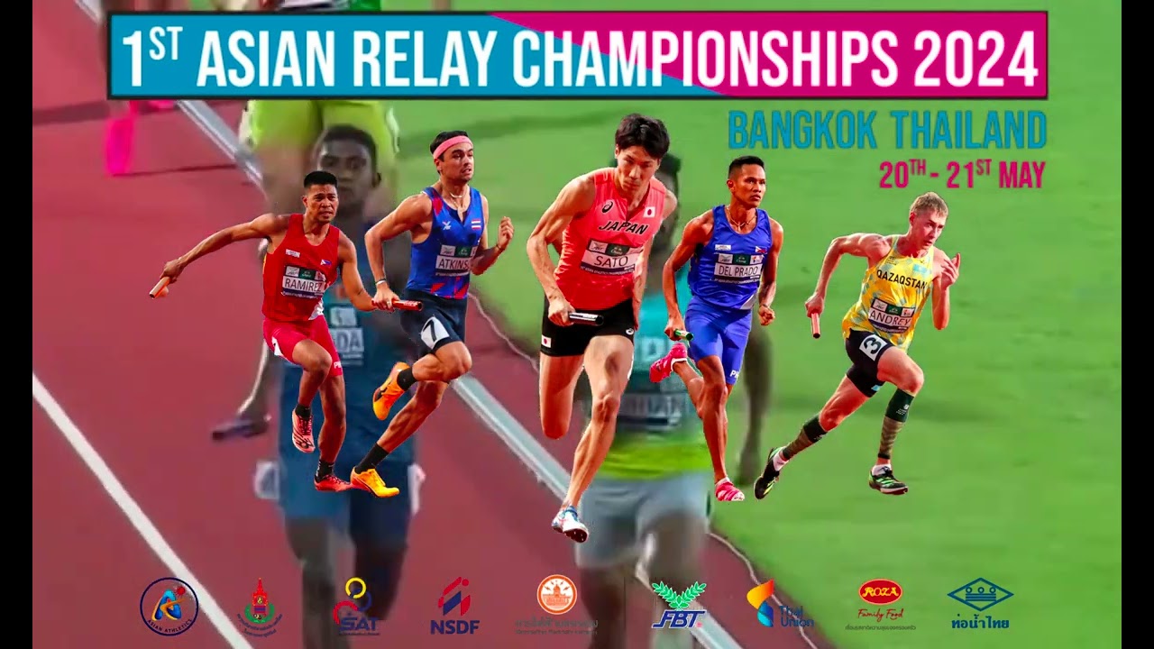On your mark, Set, .... - 1st Asian Relay Championships 2024 - YouTube
